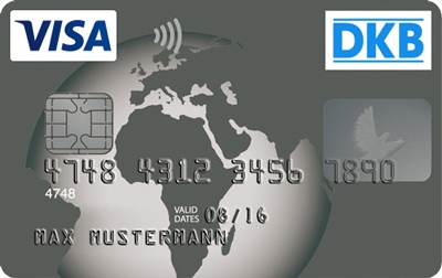 Die VISA-Kreditkarte der DKB.