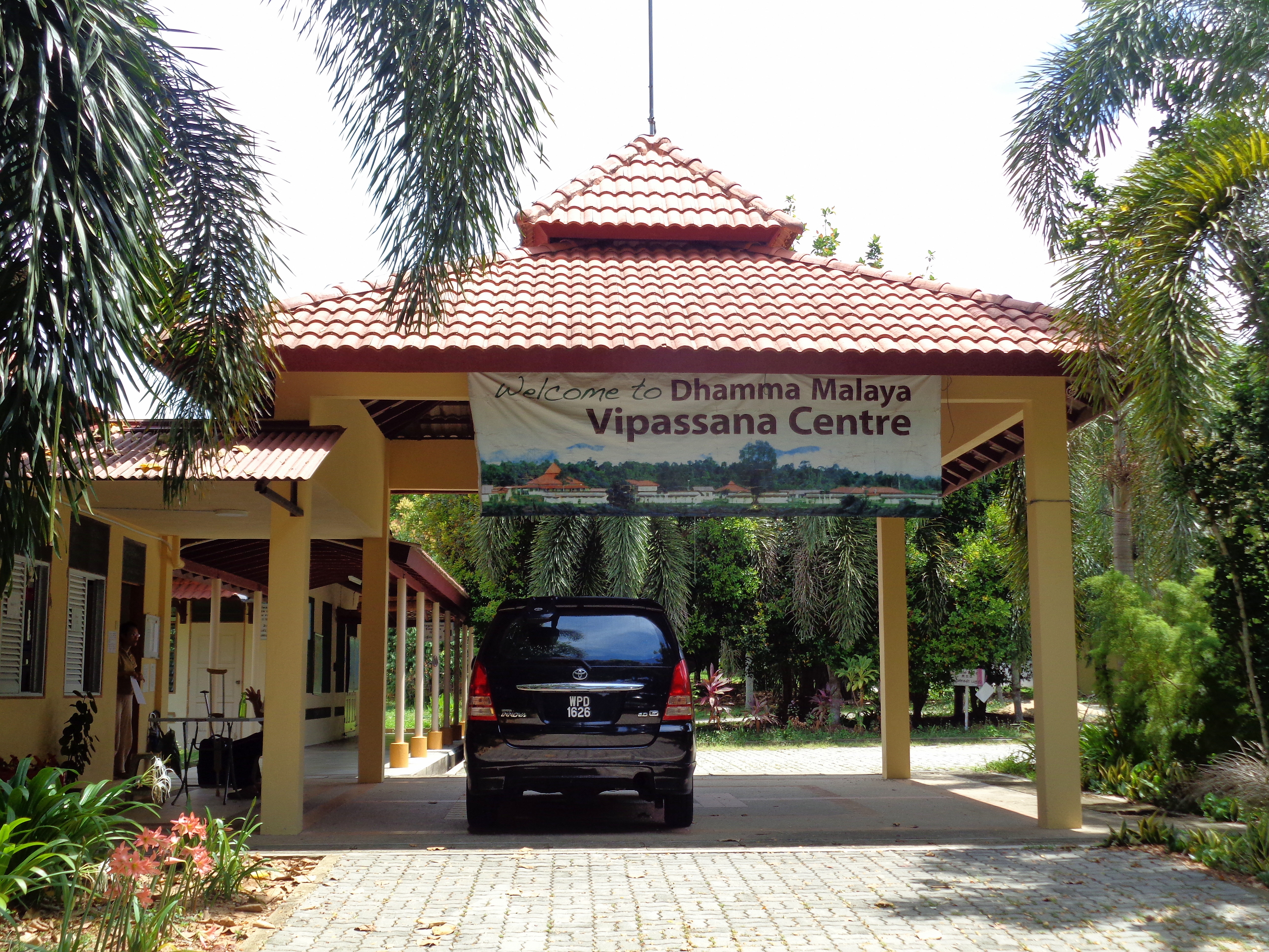 Das Vipassana-Zentrum in Gambang, Malaysia, 2016.