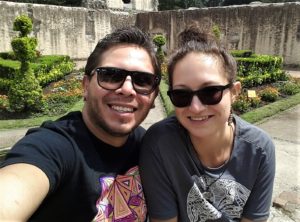Katrin und ihr Mann bei ihrem ersten Date in Mexiko City. Foto: Katrin Schrimpf