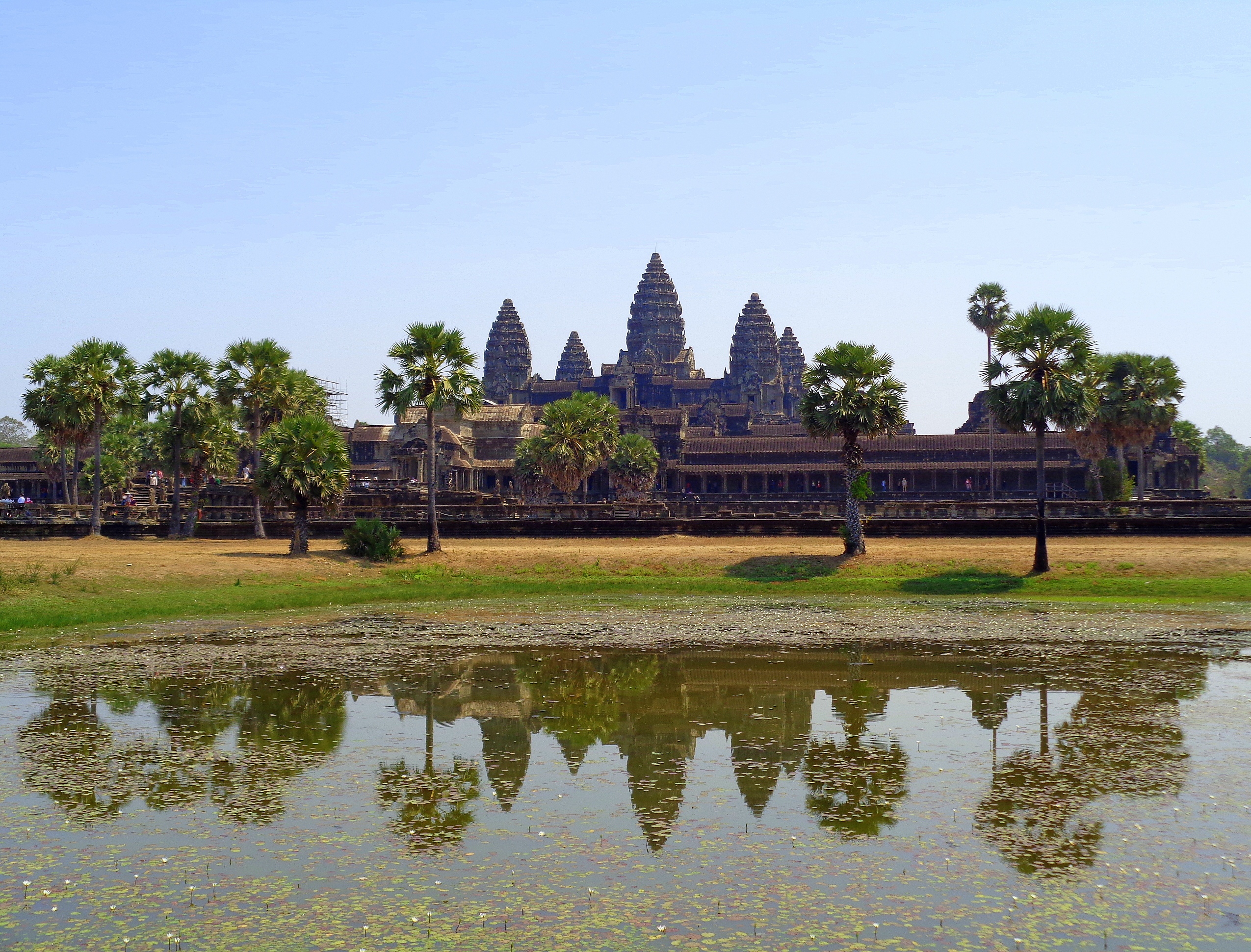 Der Blick auf Angkor Wat in Kambodscha, 2016.