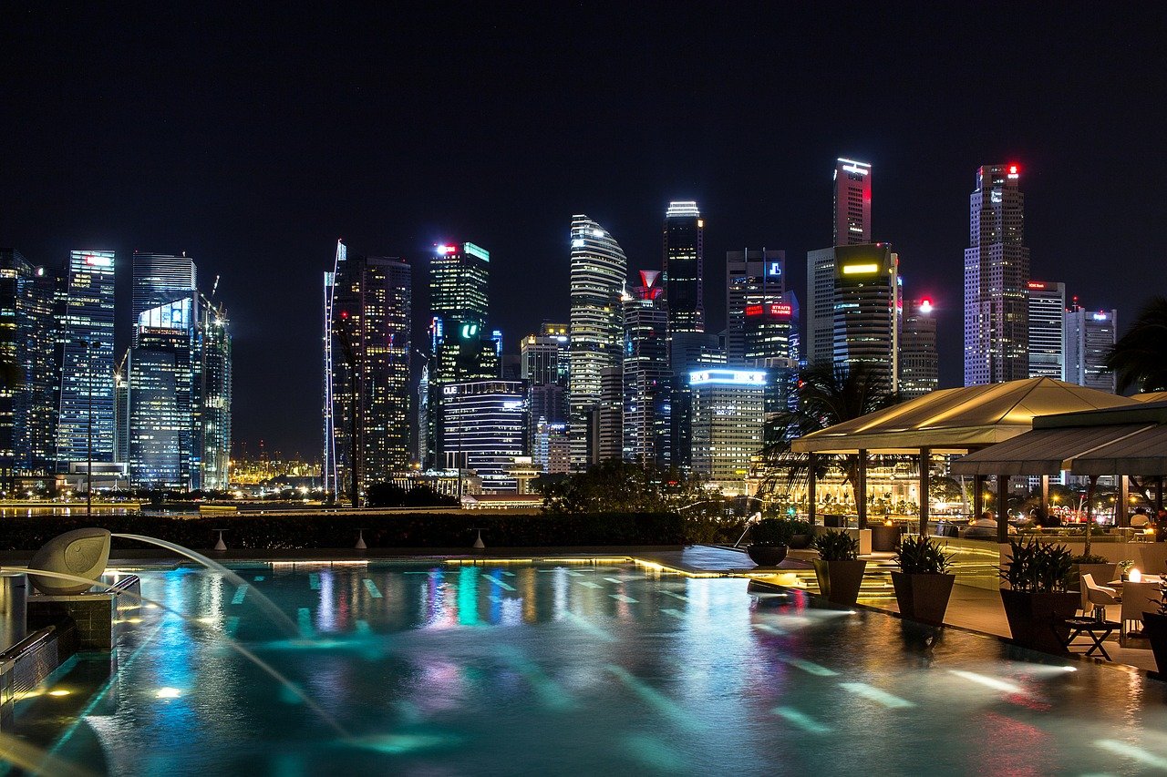Singapur Skyline (Pixabay).